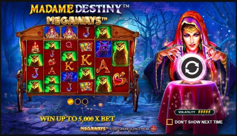 Ramalan Cuan Besar Santai Madame Destiny Megaways OLE777