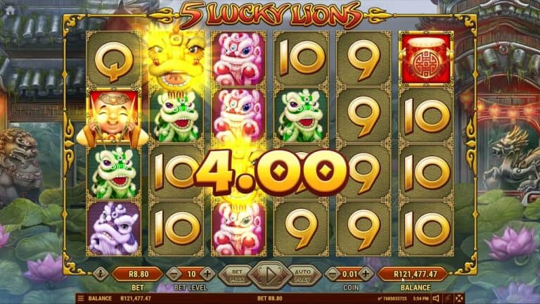 Keberuntungan Asia di Setiap Putaran Dalam 5 Lucky Lions