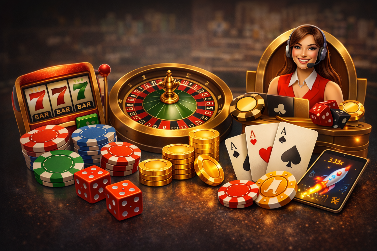 Berbagai Permainan Live Casino Seru Bikin Betah Main